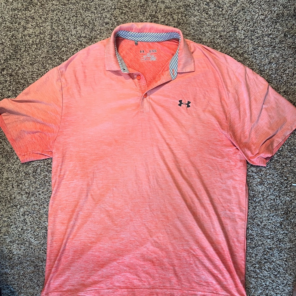 Under armor heat gear golf polo